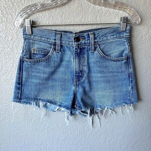 Levi’s distressed cut-off jean shorts sz 26